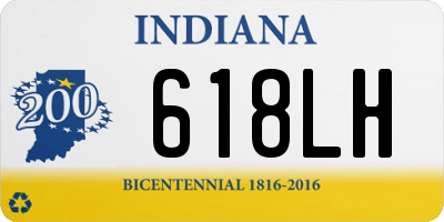 IN license plate 618LH