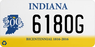 IN license plate 618OG