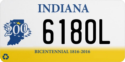 IN license plate 618OL