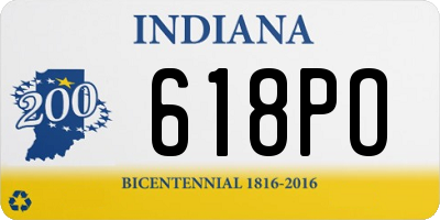IN license plate 618PO