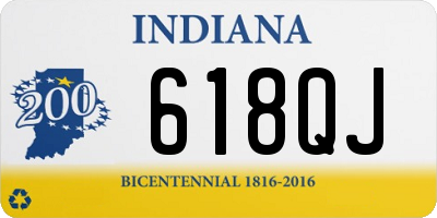 IN license plate 618QJ