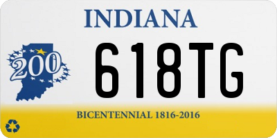 IN license plate 618TG