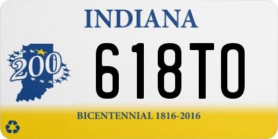 IN license plate 618TO