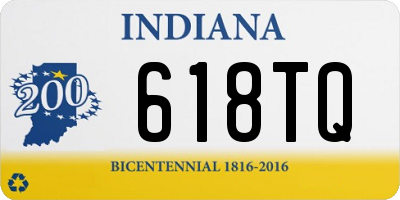 IN license plate 618TQ