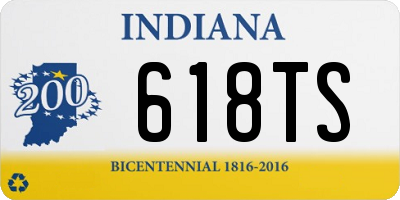 IN license plate 618TS