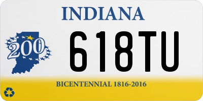 IN license plate 618TU