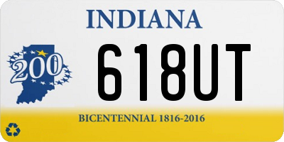 IN license plate 618UT