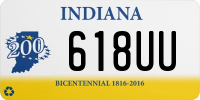 IN license plate 618UU