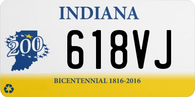 IN license plate 618VJ