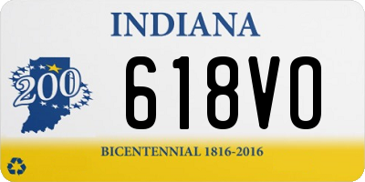 IN license plate 618VO