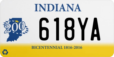 IN license plate 618YA