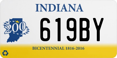 IN license plate 619BY