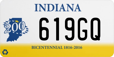 IN license plate 619GQ