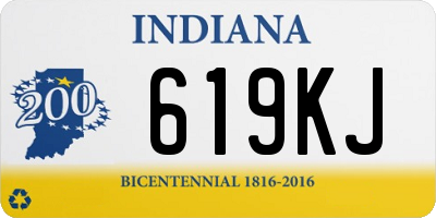 IN license plate 619KJ