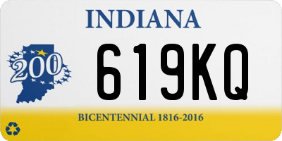 IN license plate 619KQ