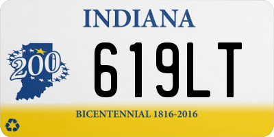 IN license plate 619LT