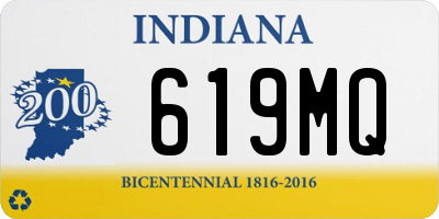 IN license plate 619MQ