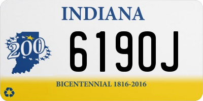 IN license plate 619OJ