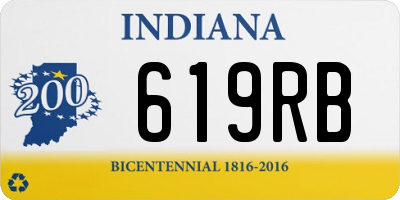 IN license plate 619RB