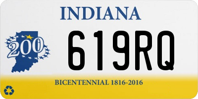IN license plate 619RQ