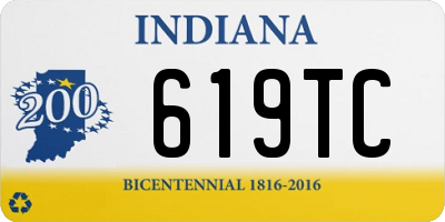 IN license plate 619TC