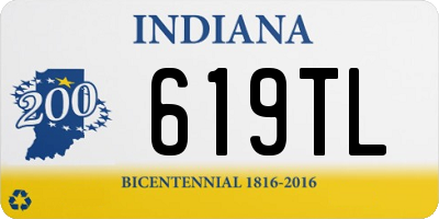 IN license plate 619TL