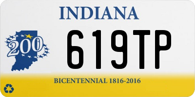 IN license plate 619TP