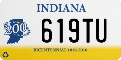 IN license plate 619TU