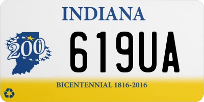 IN license plate 619UA