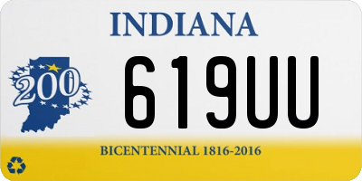 IN license plate 619UU