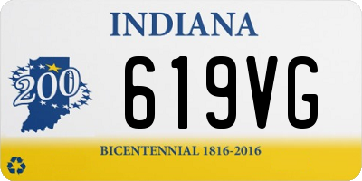 IN license plate 619VG