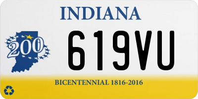 IN license plate 619VU