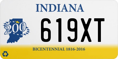 IN license plate 619XT