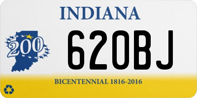 IN license plate 620BJ