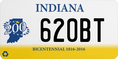 IN license plate 620BT
