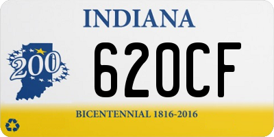 IN license plate 620CF