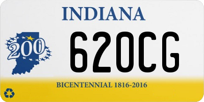 IN license plate 620CG