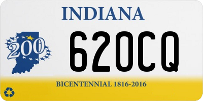 IN license plate 620CQ