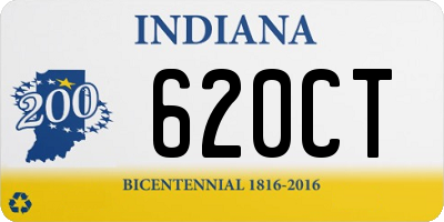 IN license plate 620CT