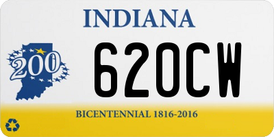 IN license plate 620CW