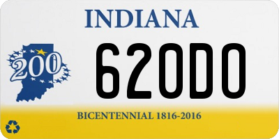 IN license plate 620DO