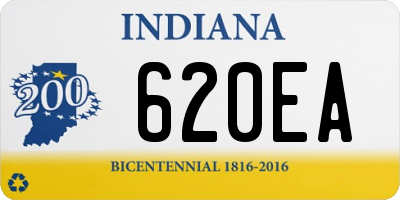 IN license plate 620EA