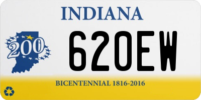 IN license plate 620EW