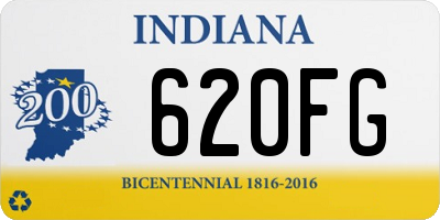 IN license plate 620FG