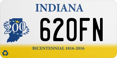 IN license plate 620FN