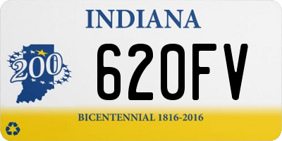 IN license plate 620FV