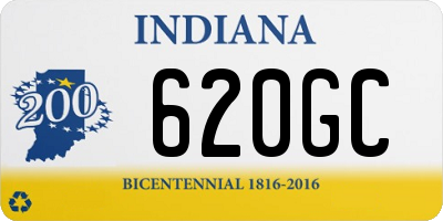 IN license plate 620GC