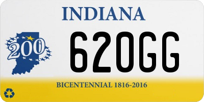 IN license plate 620GG