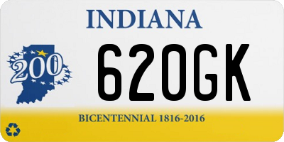 IN license plate 620GK