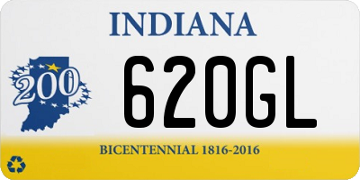 IN license plate 620GL